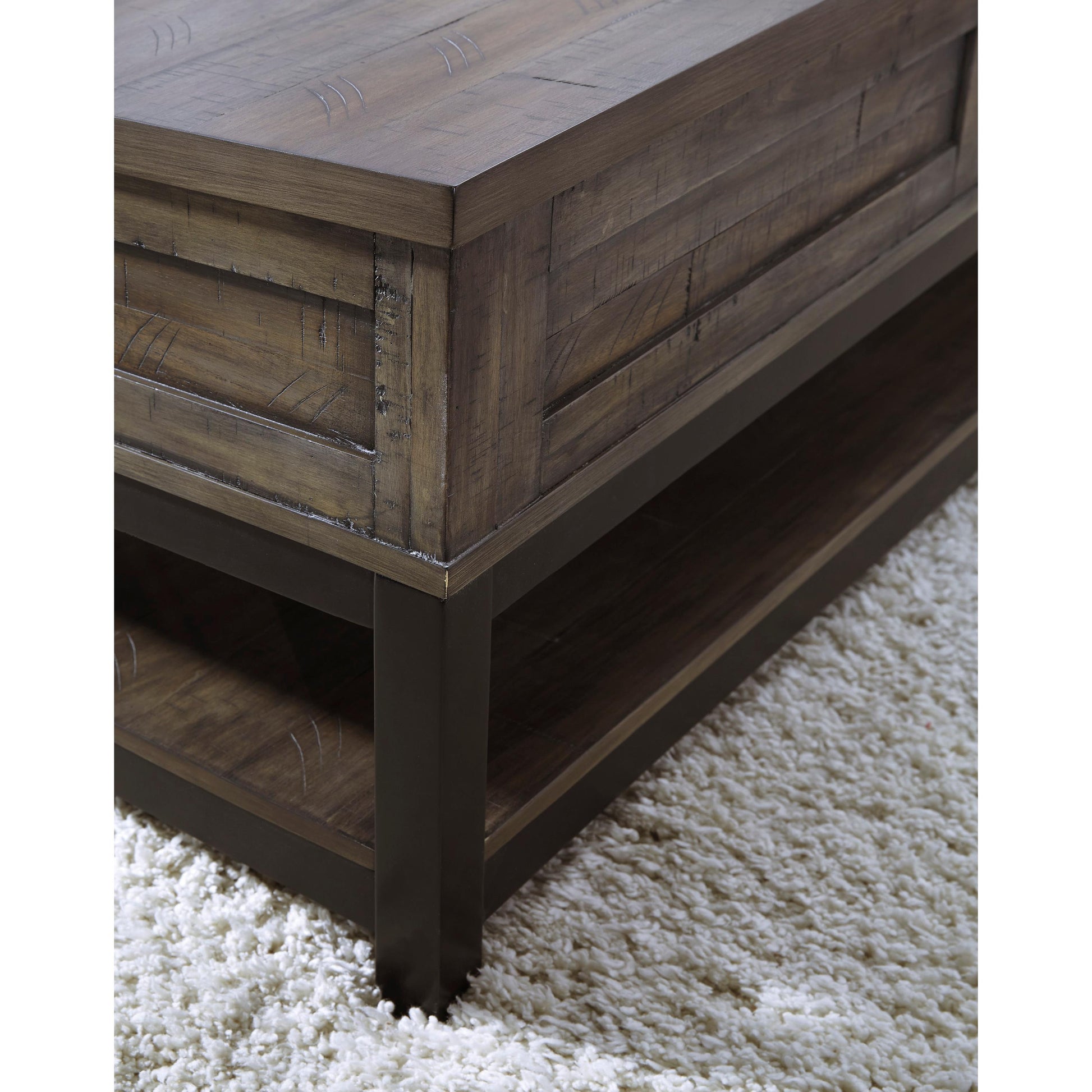 Signature Design by Ashley Johurst T444T1 Cocktail Table and 2 End Tables IMAGE 4