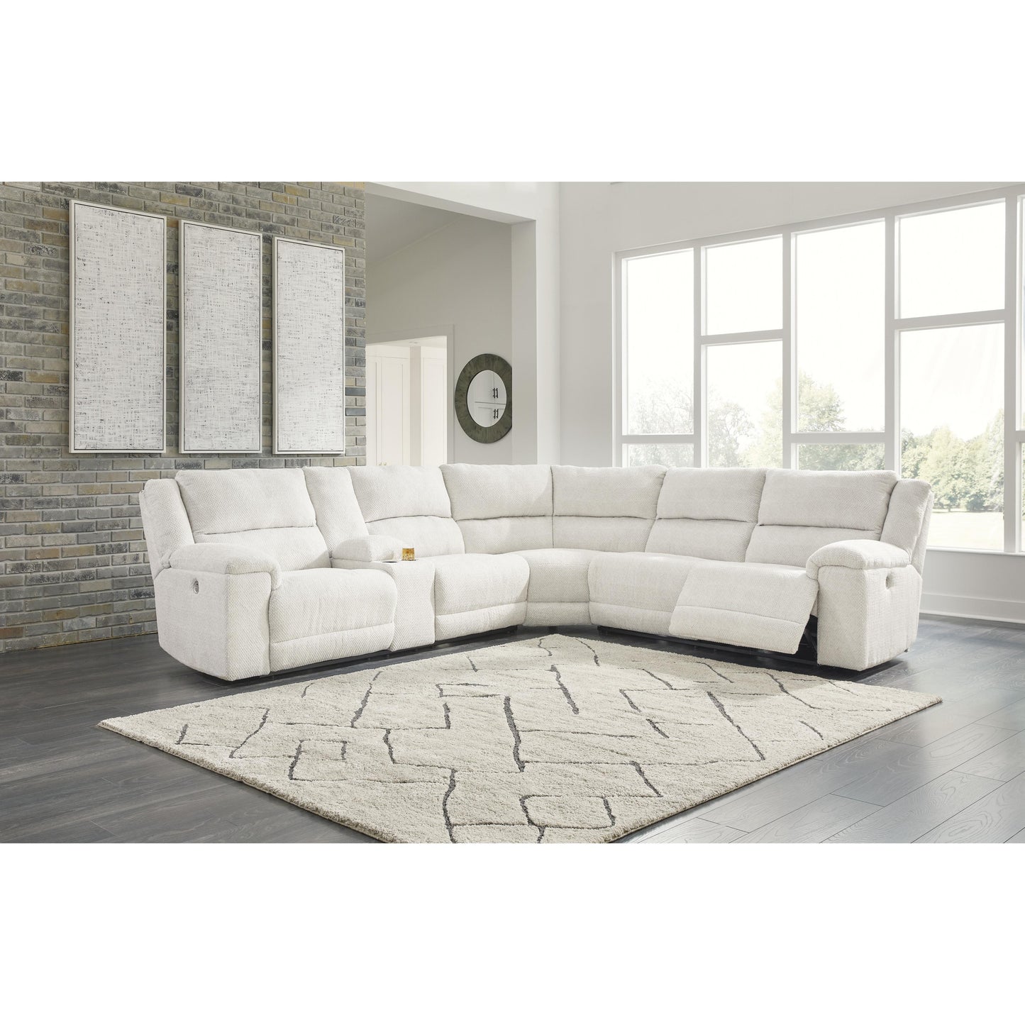 Signature Design by Ashley Keensburg Power Reclining Fabric 3 pc Sectional 6180701/6180777/6180775 IMAGE 3