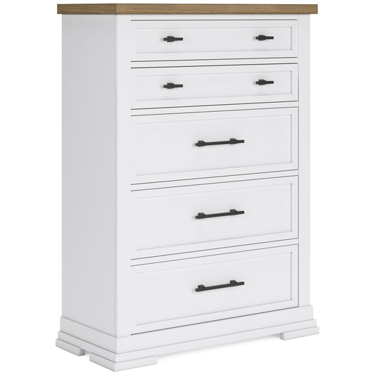 Benchcraft Ashbryn B844-46 Five Drawer Chest IMAGE 1