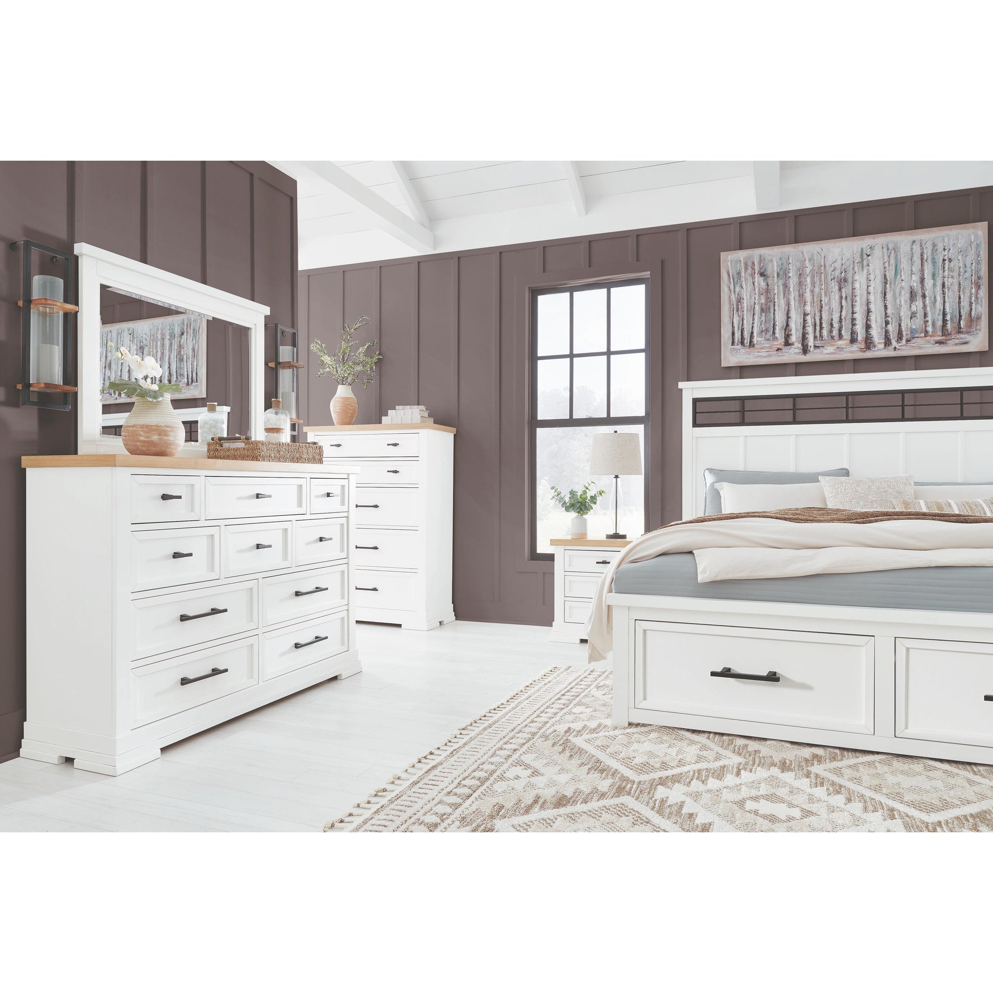Benchcraft Ashbryn B844-93 Three Drawer Night Stand IMAGE 10