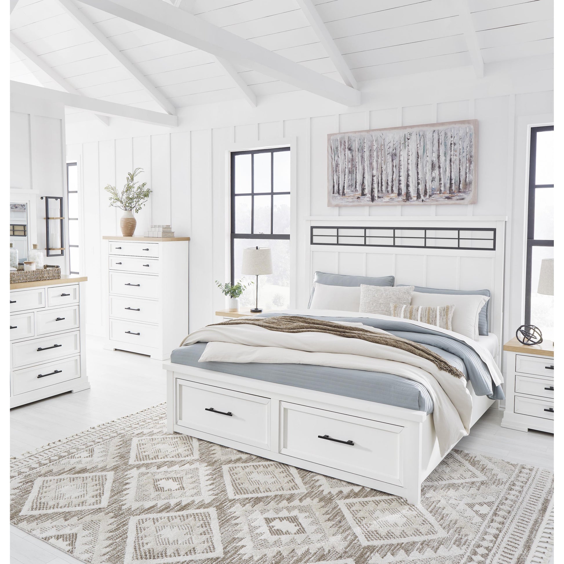 Signature Design by Ashley Ashbryn Queen Panel Bed with Storage B844-57/B844-54S/B844-97 IMAGE 5