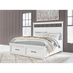  Benchcraft Ashbryn B844B2 Queen Panel Storage Bed IMAGE 6
