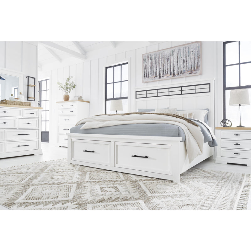 Signature Design by Ashley Ashbryn King Panel Bed with Storage B844-58/B844-56S/B844-97 IMAGE 3