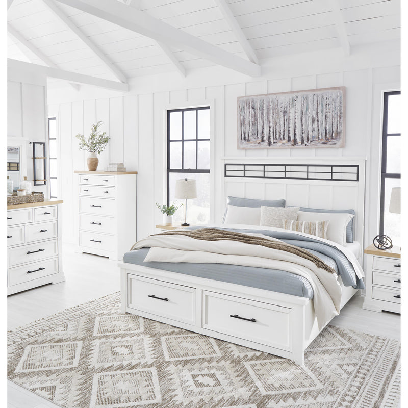 Signature Design by Ashley Ashbryn King Panel Bed with Storage B844-58/B844-56S/B844-97 IMAGE 5