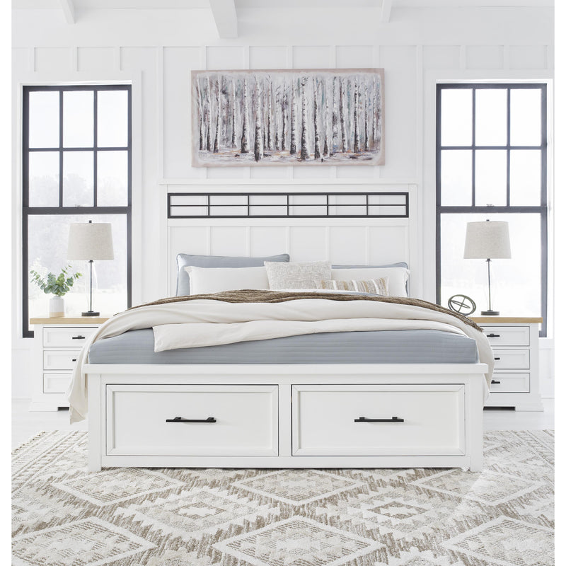 Signature Design by Ashley Ashbryn King Panel Bed with Storage B844-58/B844-56S/B844-97 IMAGE 6