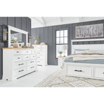  Benchcraft Ashbryn B844B4 King Panel Storage Bed IMAGE 9