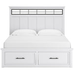  Benchcraft Ashbryn B844B5 California King Panel Storage Bed IMAGE 2