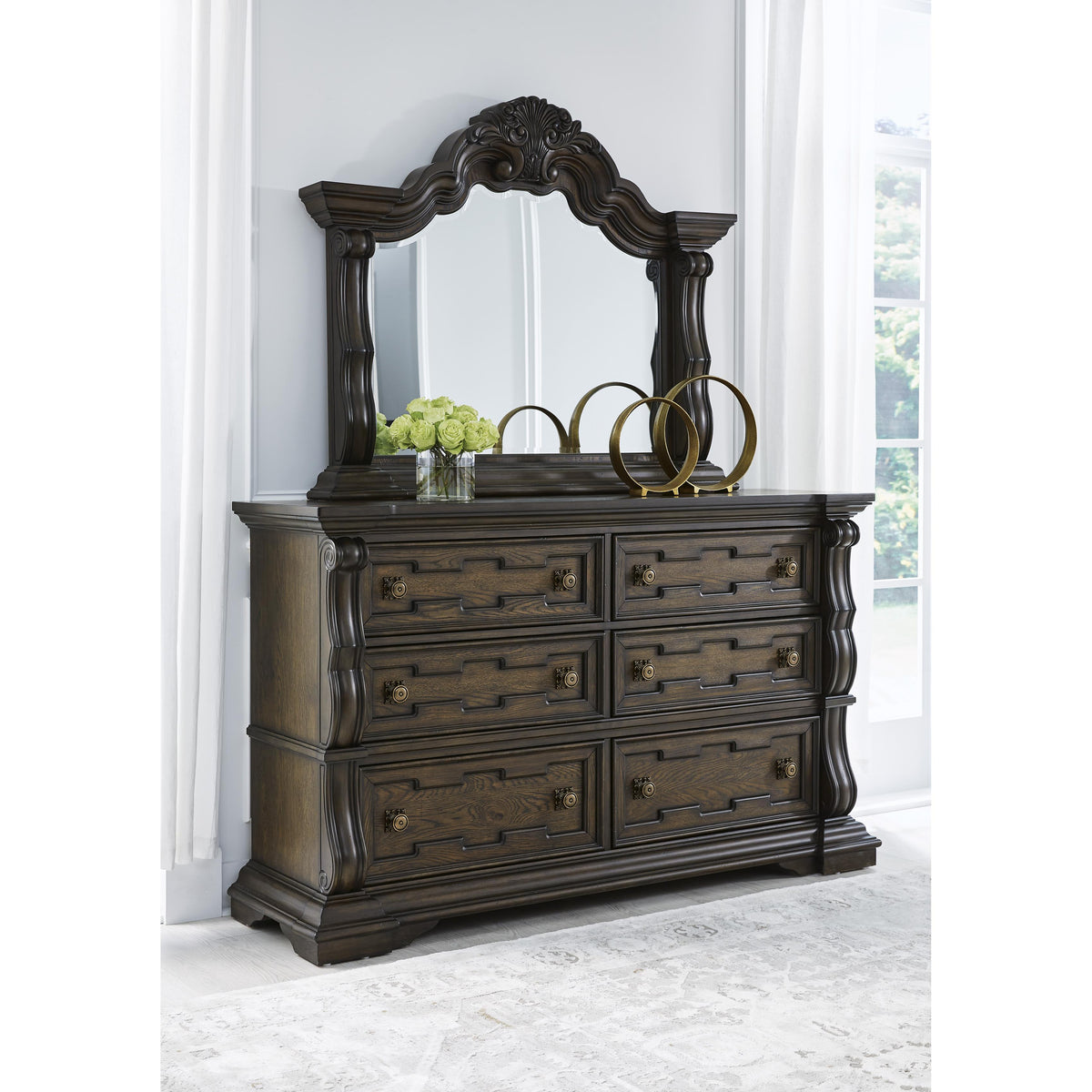  Signature Design by Ashley Maylee B947B1 Dresser and Mirror IMAGE 3