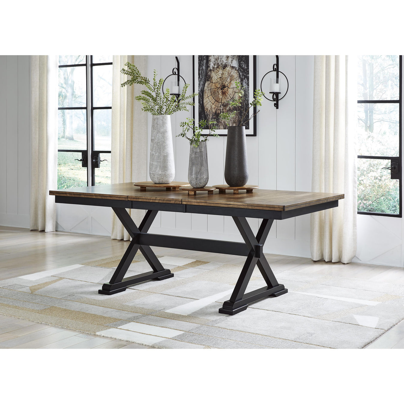 Signature Design by Ashley Wildenauer D634-35 Rectangular Dining Room ...