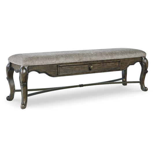 Signature Design by Ashley Maylee D947-00 Upholstered Storage Bench IMAGE 1