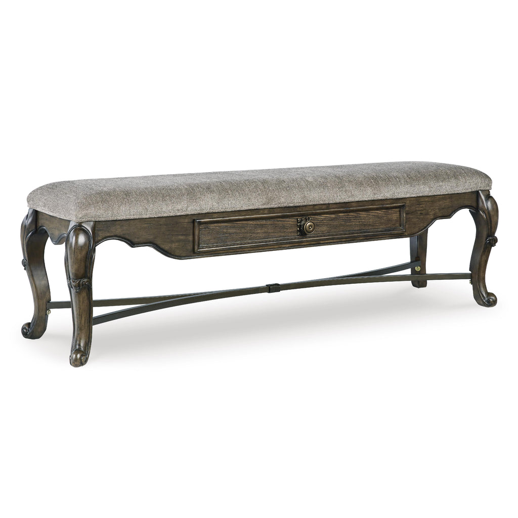 Signature Design by Ashley Maylee D947-00 Upholstered Storage Bench IMAGE 1