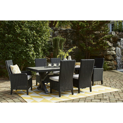  Signature Design by Ashley Beachcroft P792-625 Rectangular Dining Table with Umbrella Option IMAGE 17