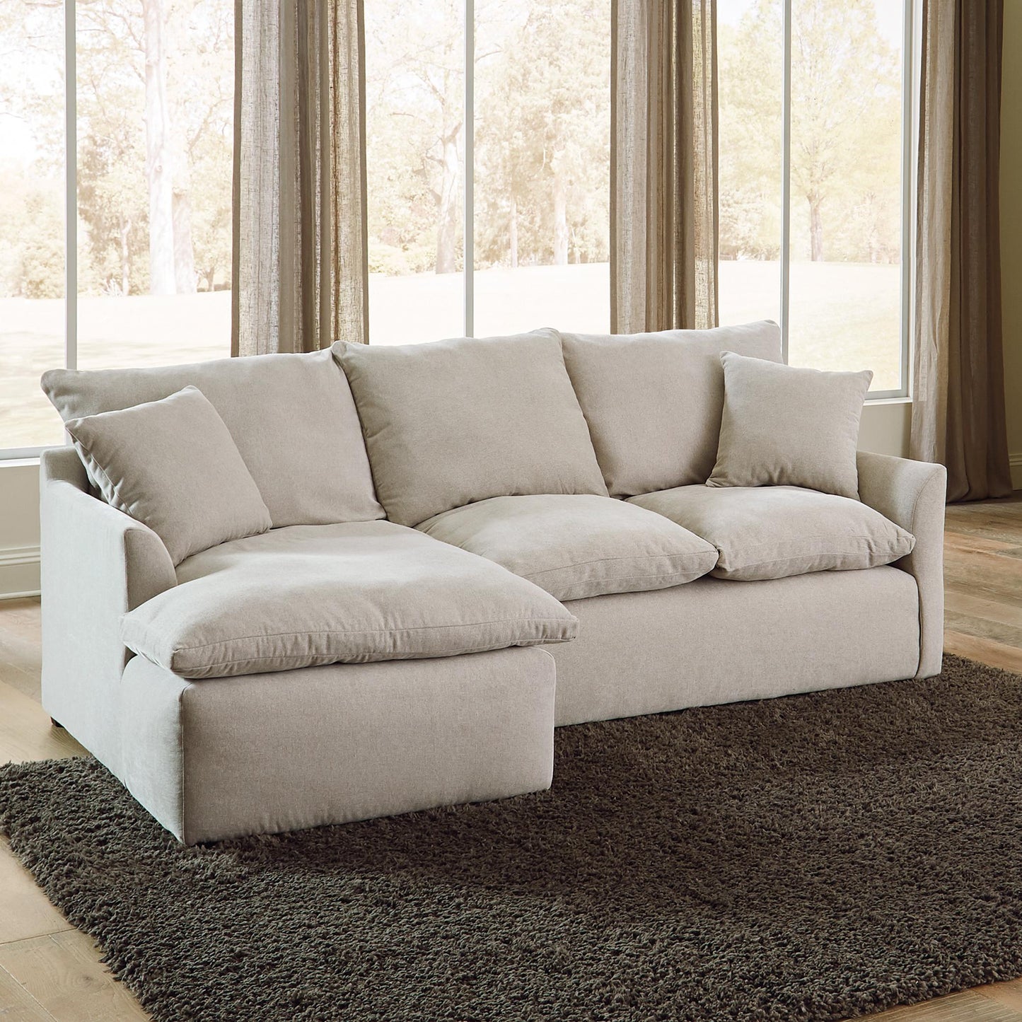  Jackson Furniture Harper 1345 2 pc Sectional - Oyster IMAGE 1