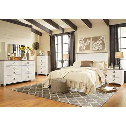  Signature Design by Ashley Willowton B267-57 Queen Panel Headboard IMAGE 4