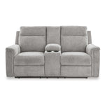 Signature Design by Ashley Barnsana 3320196 Double Reclining Power Loveseat with Console IMAGE 3
