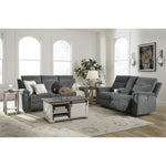 Signature Design by Ashley Barnsana 3320296 Double Reclining Power Loveseat with Console IMAGE 14