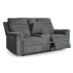 Signature Design by Ashley Barnsana 3320296 Double Reclining Power Loveseat with Console IMAGE 2