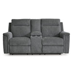 Signature Design by Ashley Barnsana 3320296 Double Reclining Power Loveseat with Console IMAGE 3