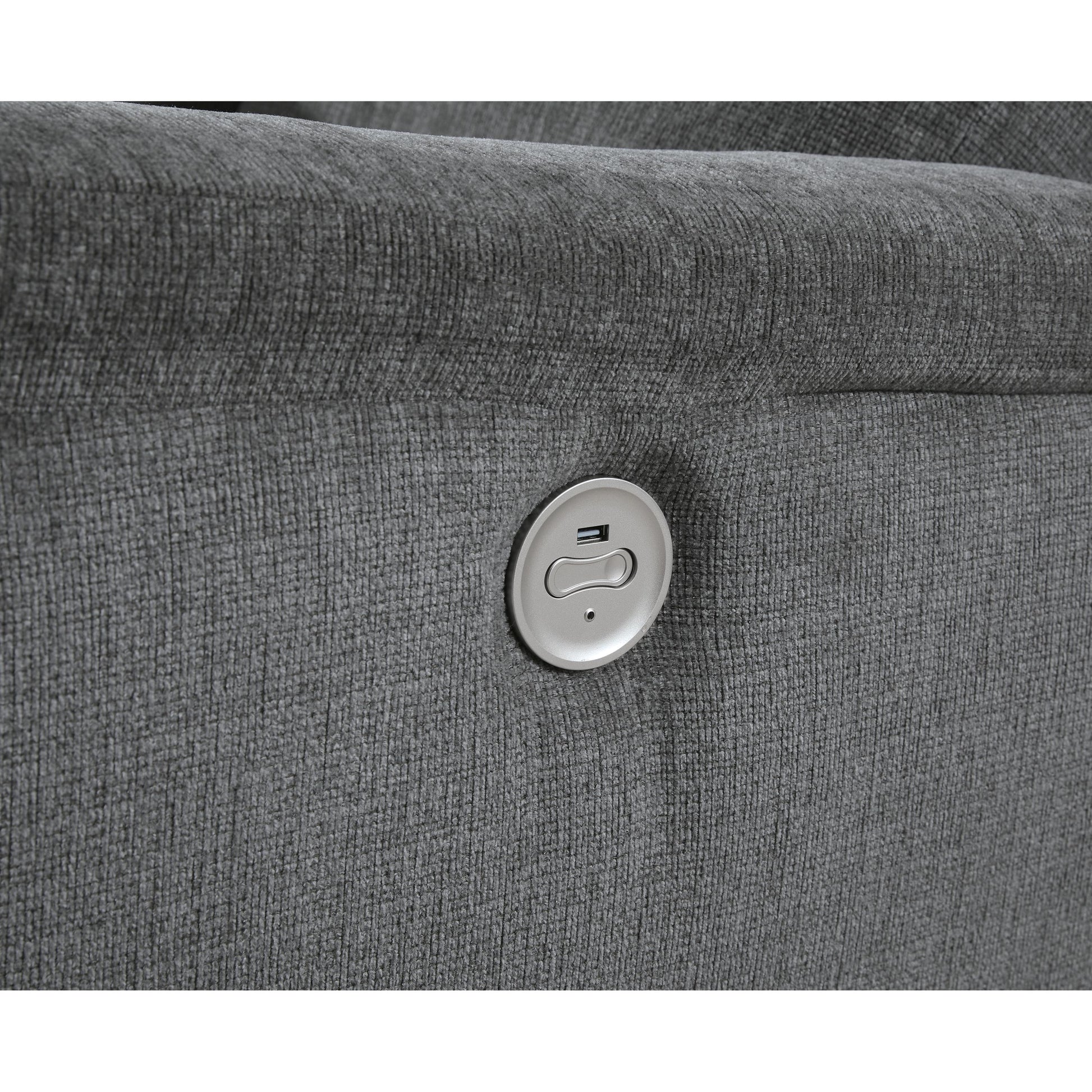 Signature Design by Ashley Barnsana 3320296 Double Reclining Power Loveseat with Console IMAGE 8