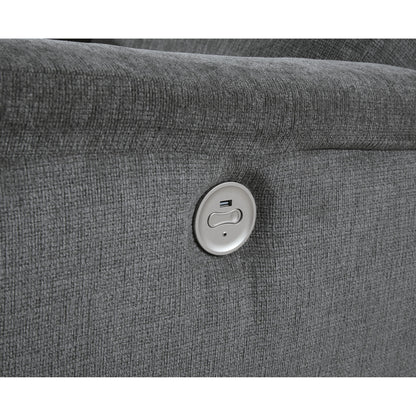Signature Design by Ashley Barnsana 3320296 Double Reclining Power Loveseat with Console IMAGE 8