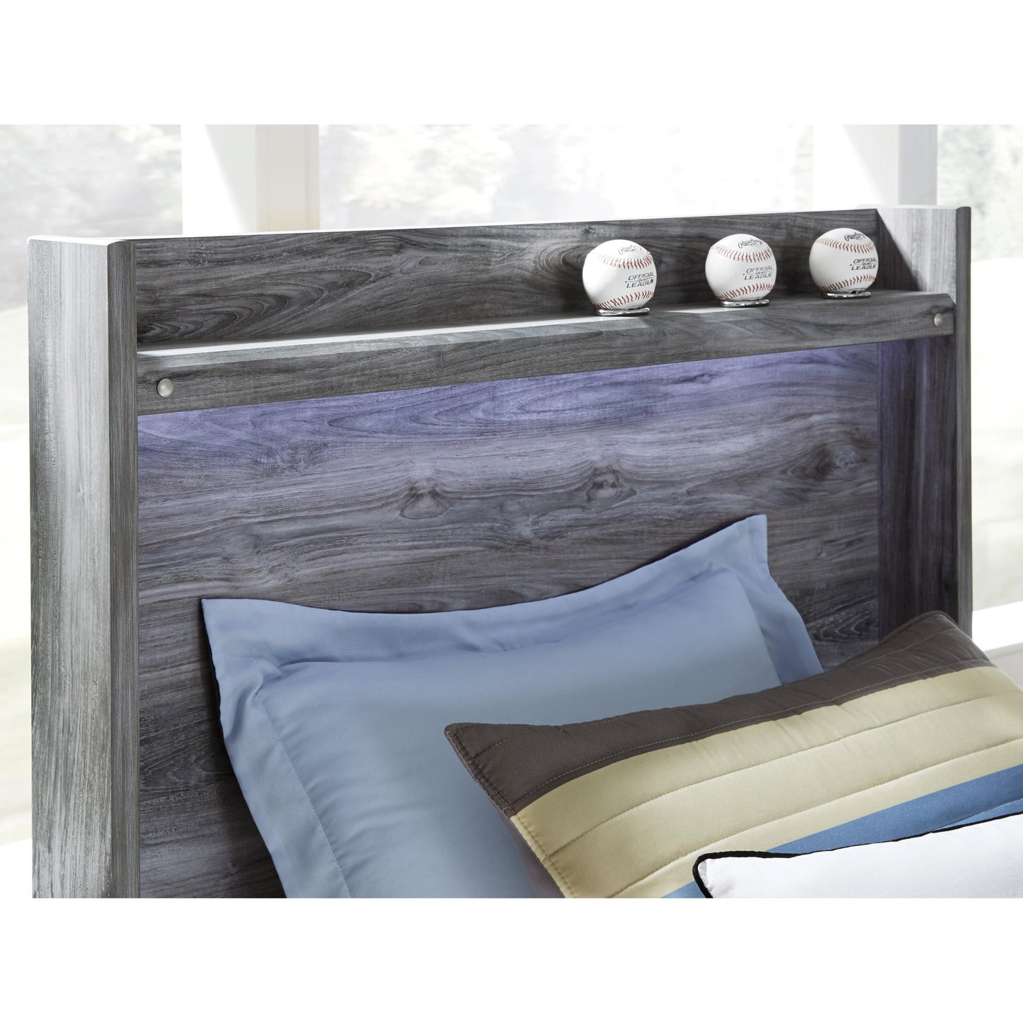  Signature Design by Ashley Baystorm B221-53 Twin Panel Headboard IMAGE 2