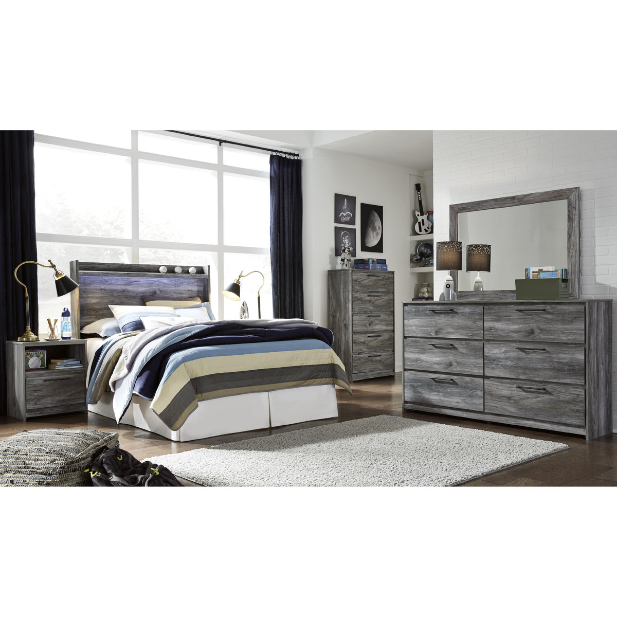 Signature Design by Ashley Baystorm B221-87 Full Panel Headboard IMAGE 10