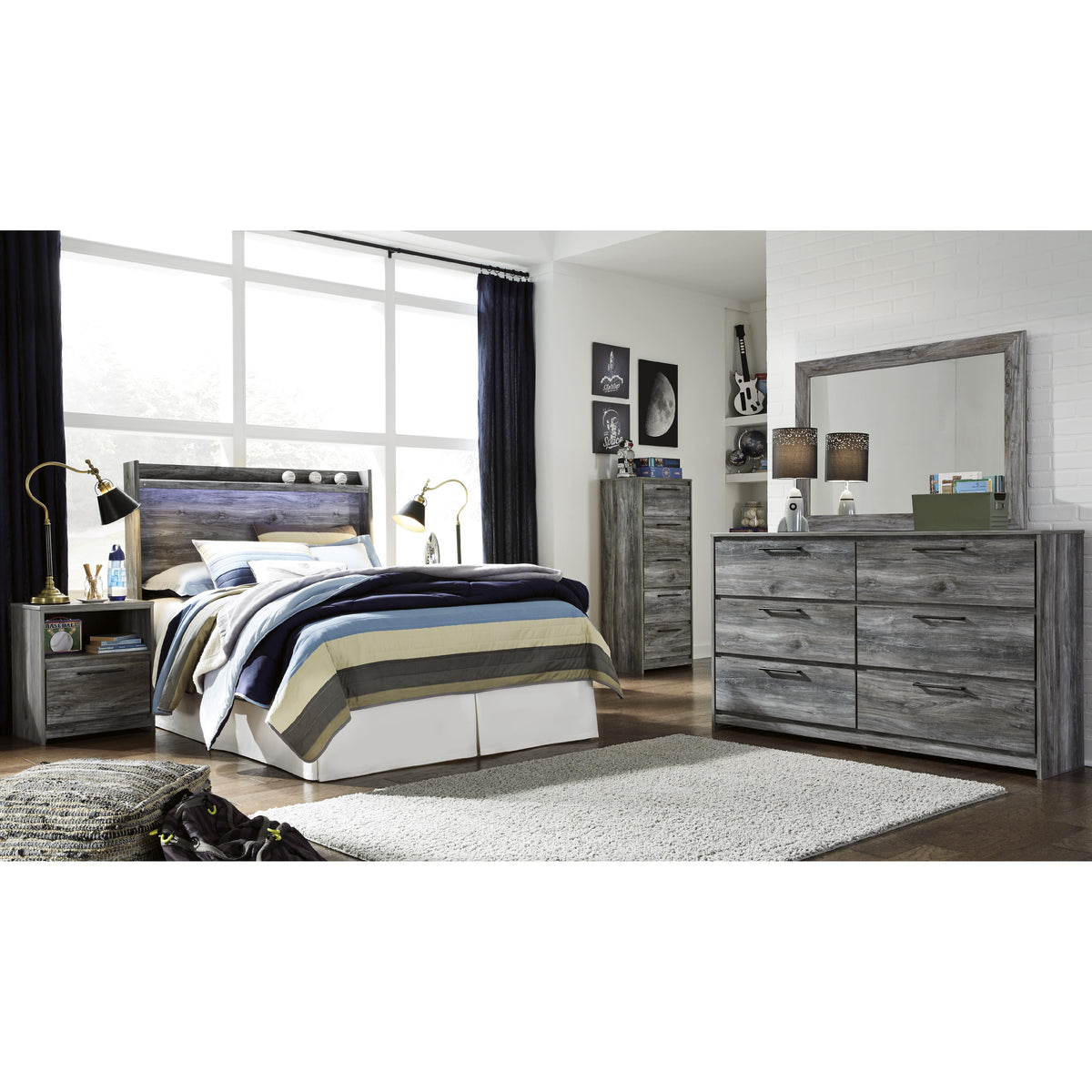  Signature Design by Ashley Baystorm B221-87 Full Panel Headboard IMAGE 11