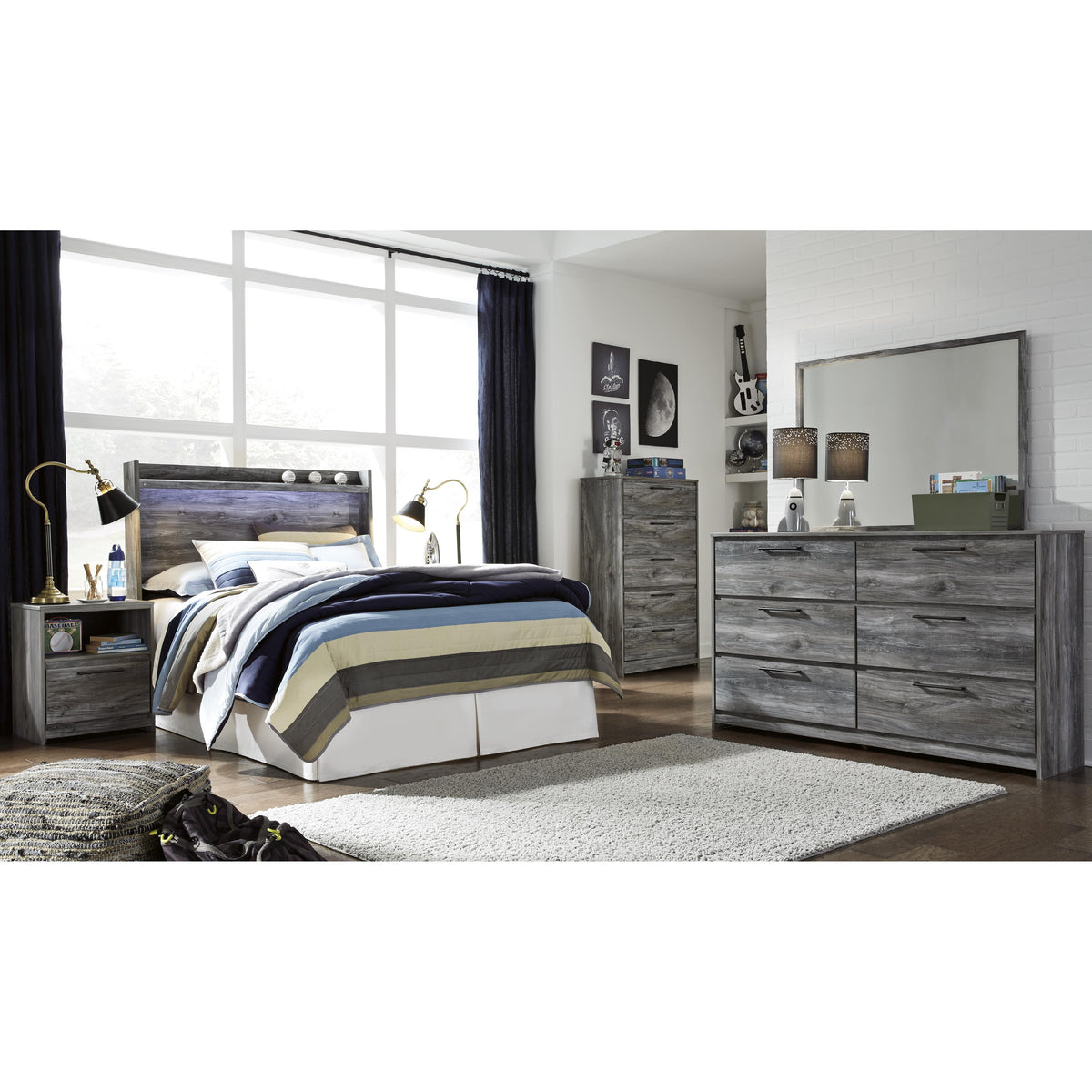  Signature Design by Ashley Baystorm B221-87 Full Panel Headboard IMAGE 7