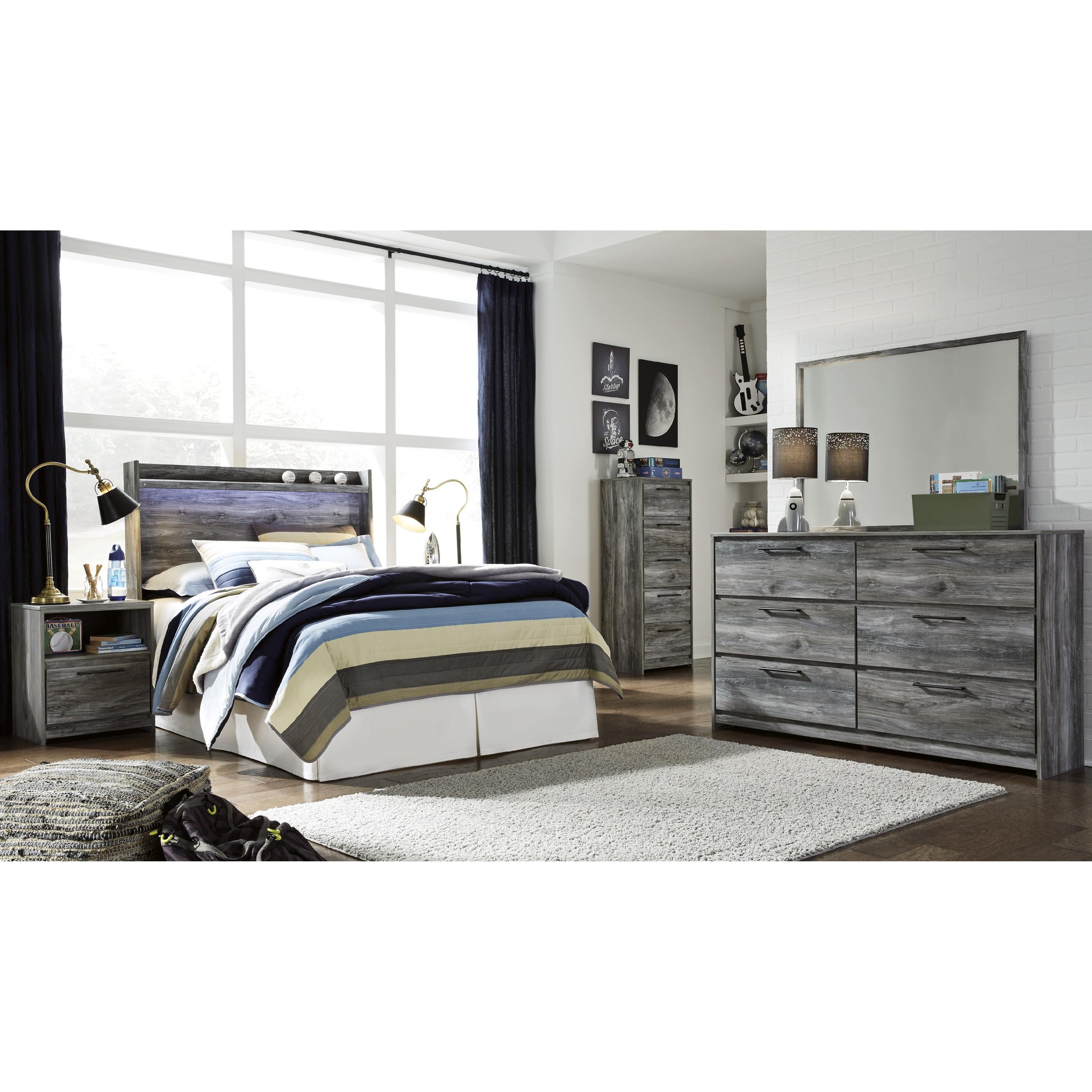  Signature Design by Ashley Baystorm B221-87 Full Panel Headboard IMAGE 8