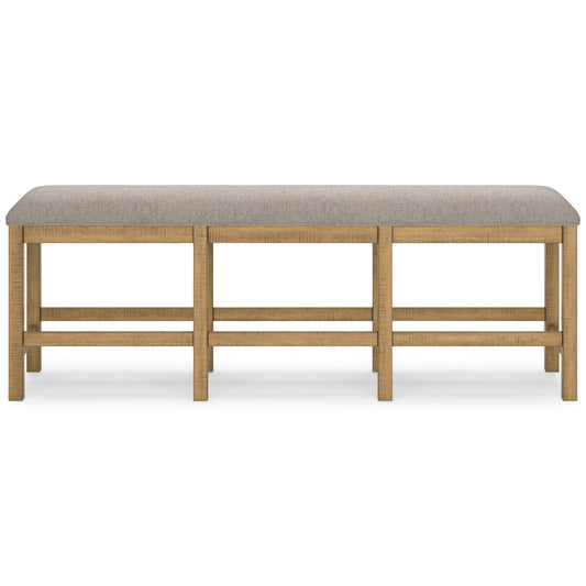 Signature Design by Ashley Havonplane D773-09 XL Counter Upholstered Dining Room Bench IMAGE 2