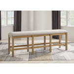 Signature Design by Ashley Havonplane D773-09 XL Counter Upholstered Dining Room Bench IMAGE 5