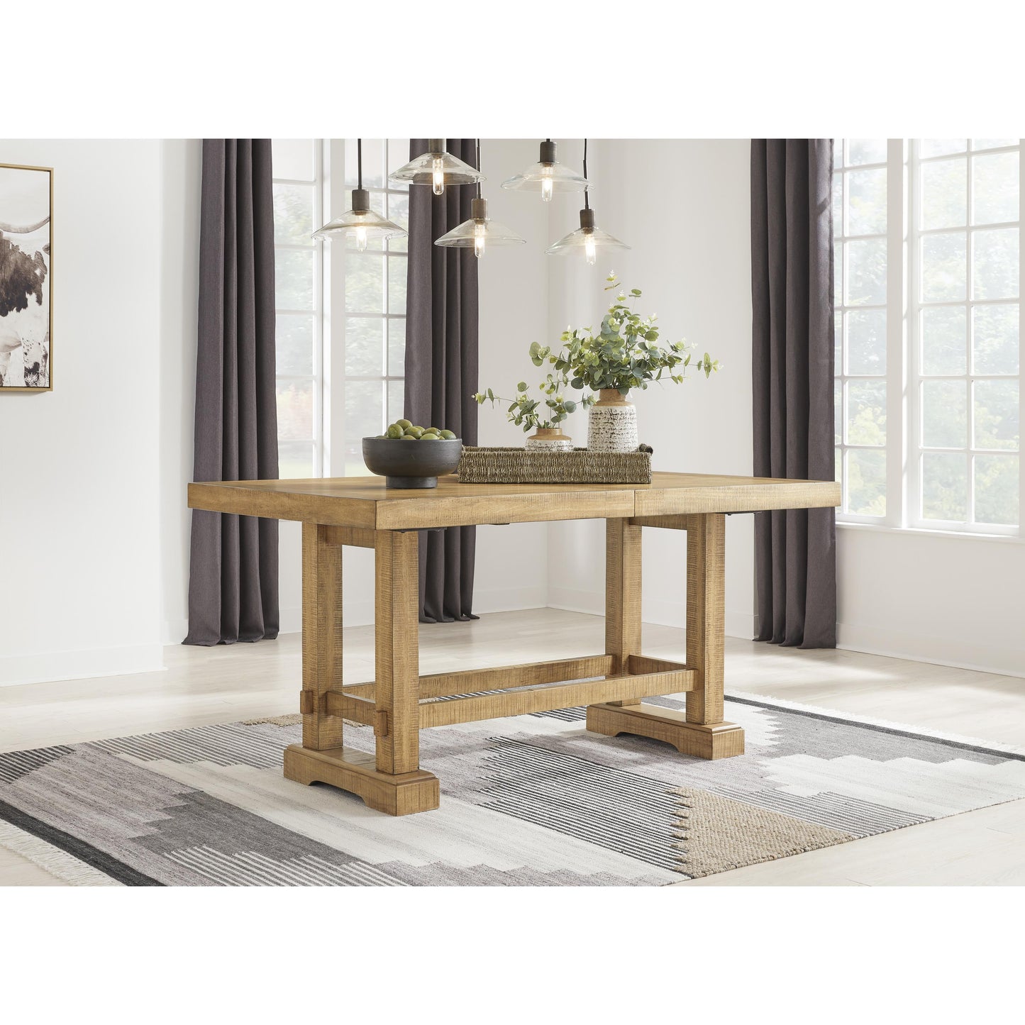 Signature Design by Ashley Havonplane D773-32 Rectangular Dining Room Counter Extension Table IMAGE 7