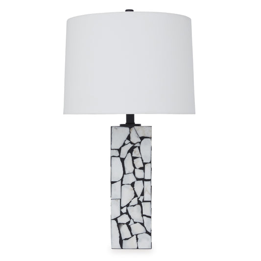 Signature Design by Ashley Macaria L429044 Marble Table Lamp IMAGE 1