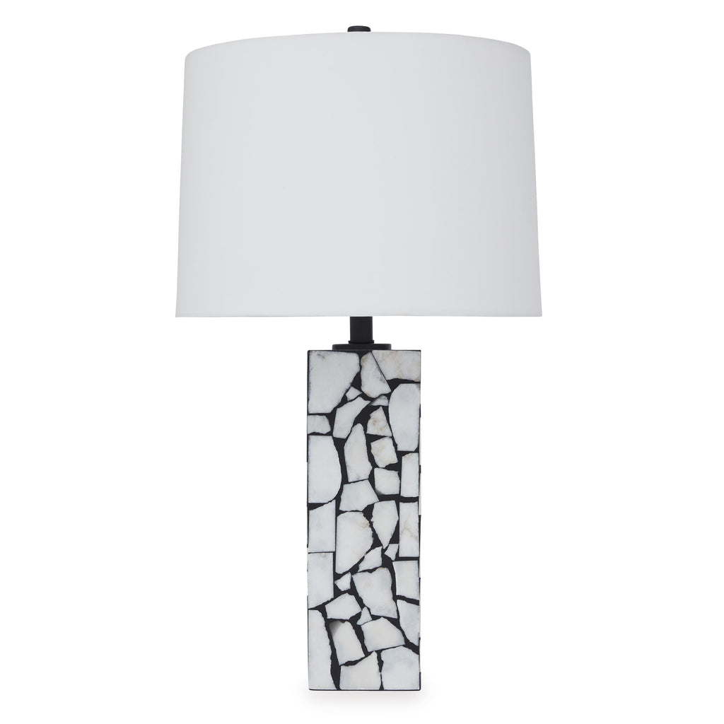 Signature Design by Ashley Macaria L429044 Marble Table Lamp IMAGE 1
