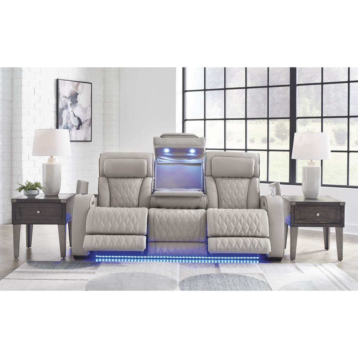  Signature Design by Ashley Boyington U2710515 Power Reclining Sofa with Adjustable Headrest IMAGE 7
