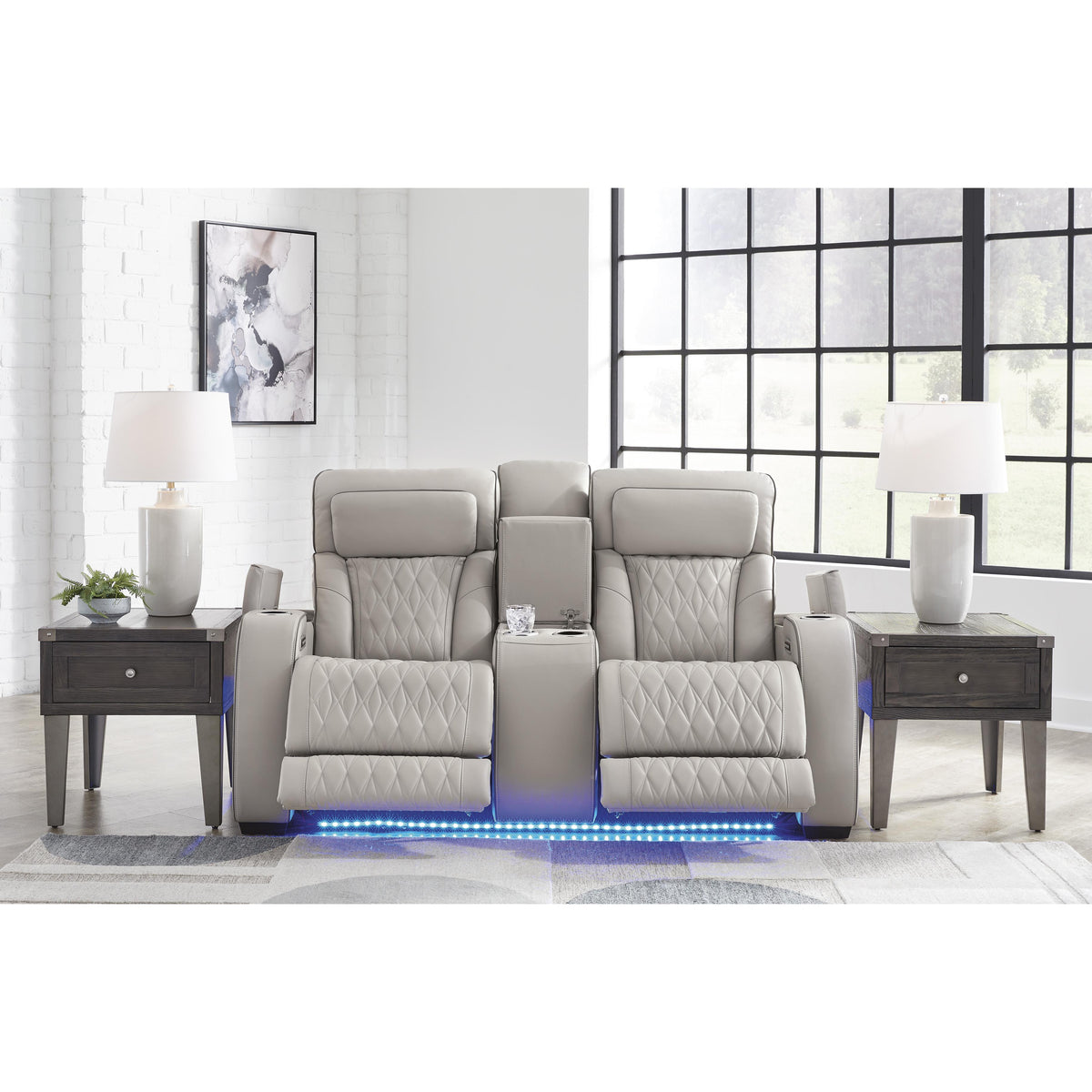  Signature Design by Ashley Boyington U2710518 Power Reclining Loveseat with Console and Adjustable Headrest IMAGE 7