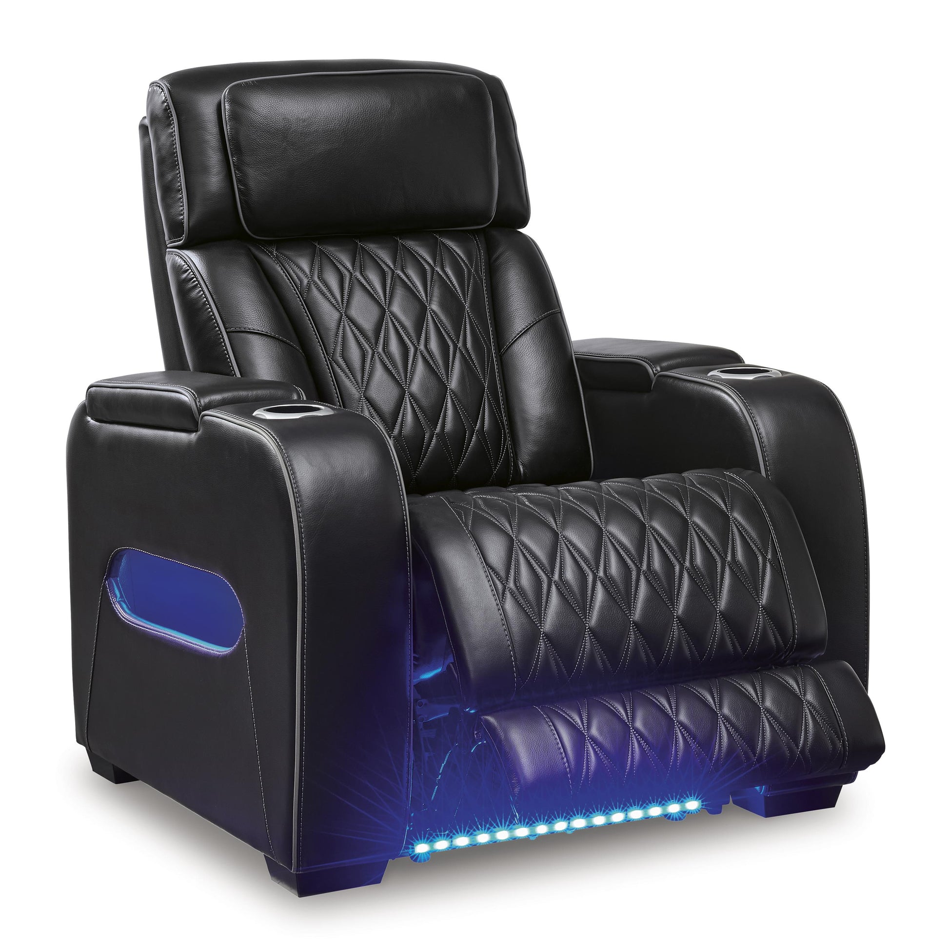 Leather Recliner Ashley Home Theater Seating Massage Chair Ashley