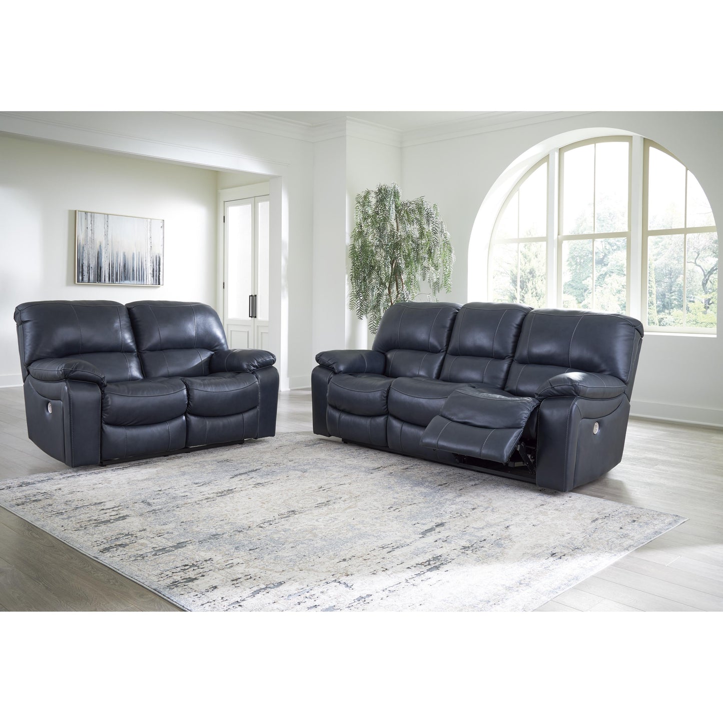 Signature Design by Ashley Leesworth U4380974 Reclining Power Loveseat IMAGE 9