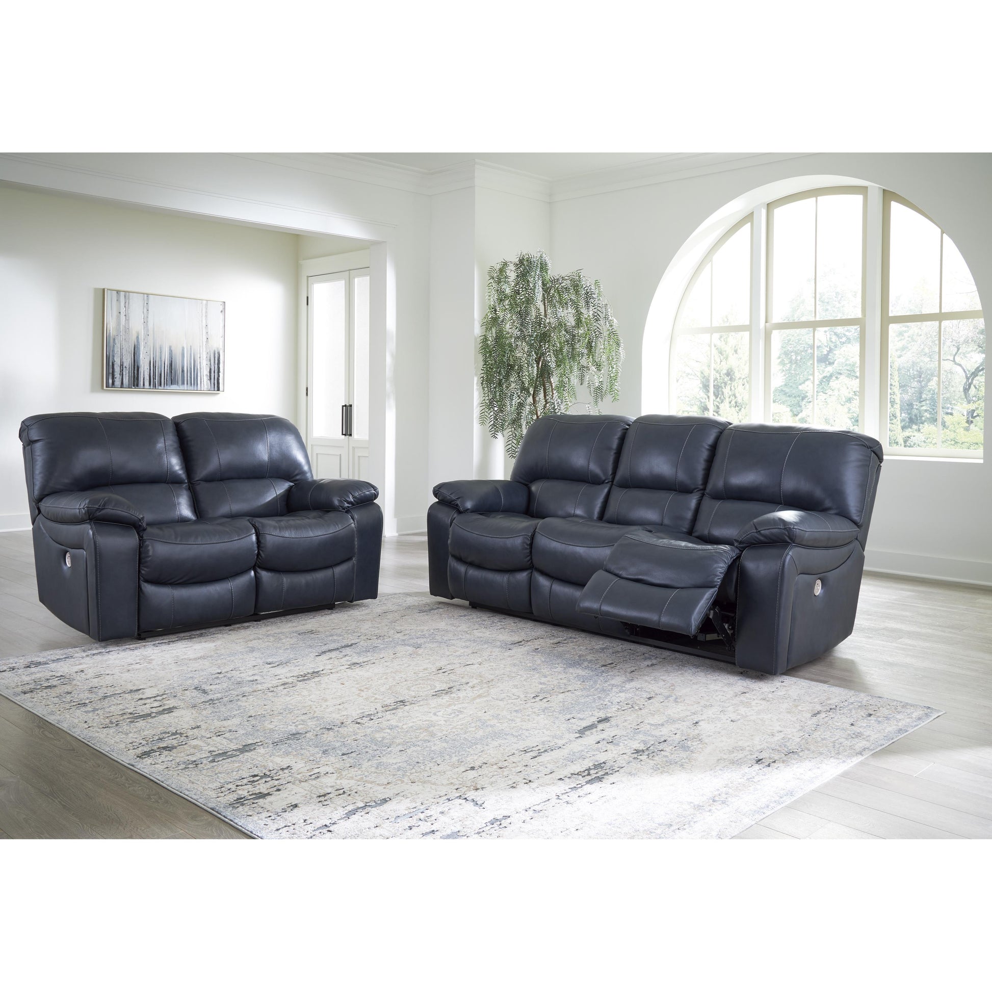 Signature Design by Ashley Leesworth U4380974 Reclining Power Loveseat IMAGE 9