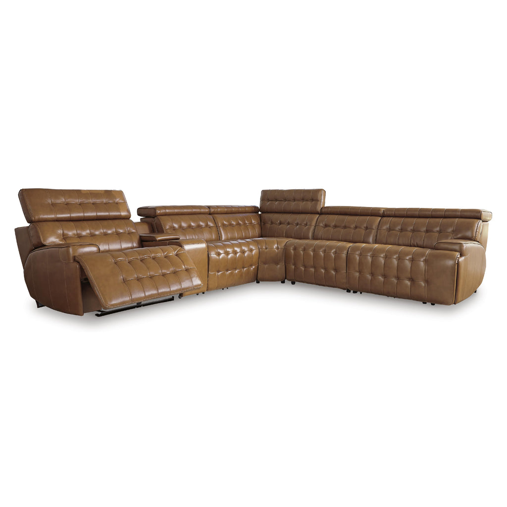  Signature Design by Ashley Temmpton U92708S5 6 pc Power Reclining Sectional IMAGE 1