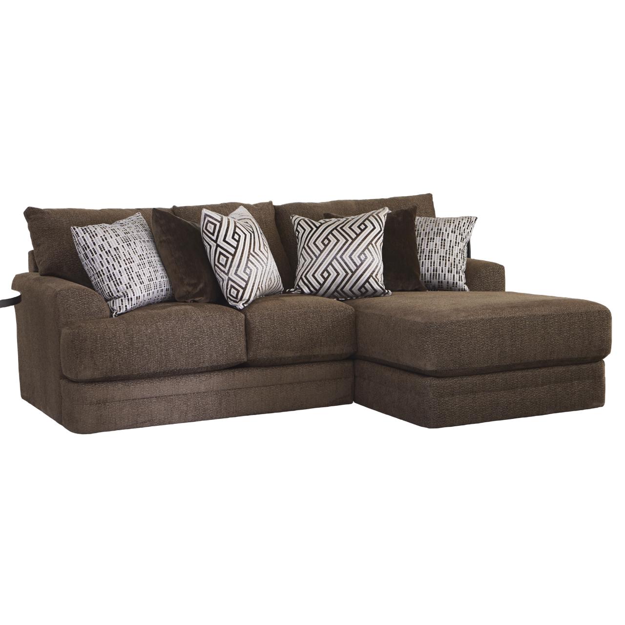  Jackson Furniture Galaxy 2480 2 pc Sectional - Chocolate IMAGE 1
