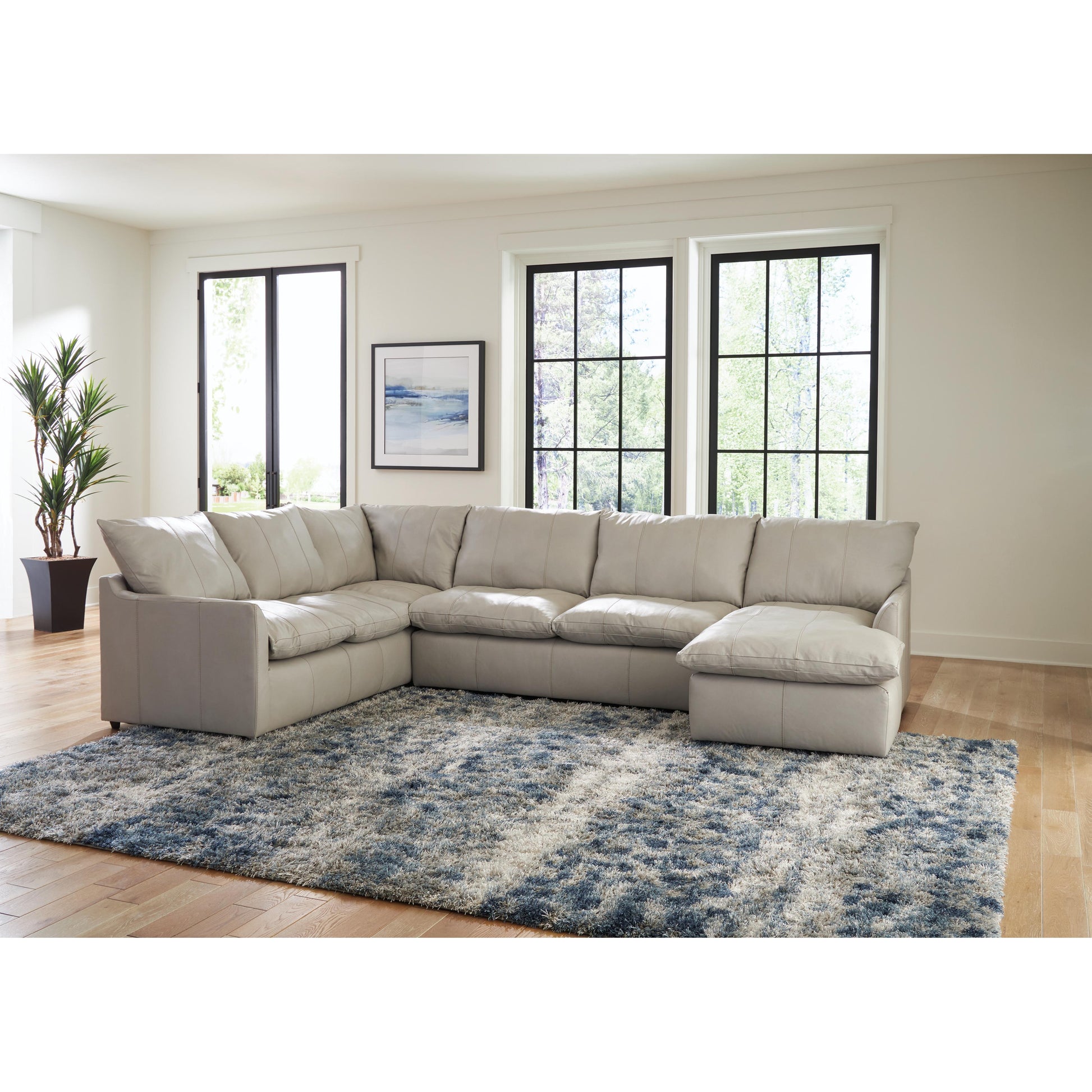  Jackson Furniture Ciampino 1445 3 pc Sectional - Ice IMAGE 2