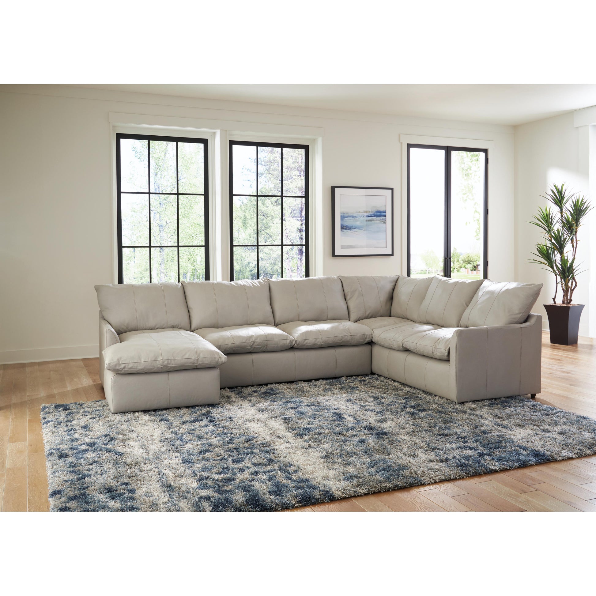  Jackson Furniture Ciampino 1445 3 pc Sectional - Ice IMAGE 2