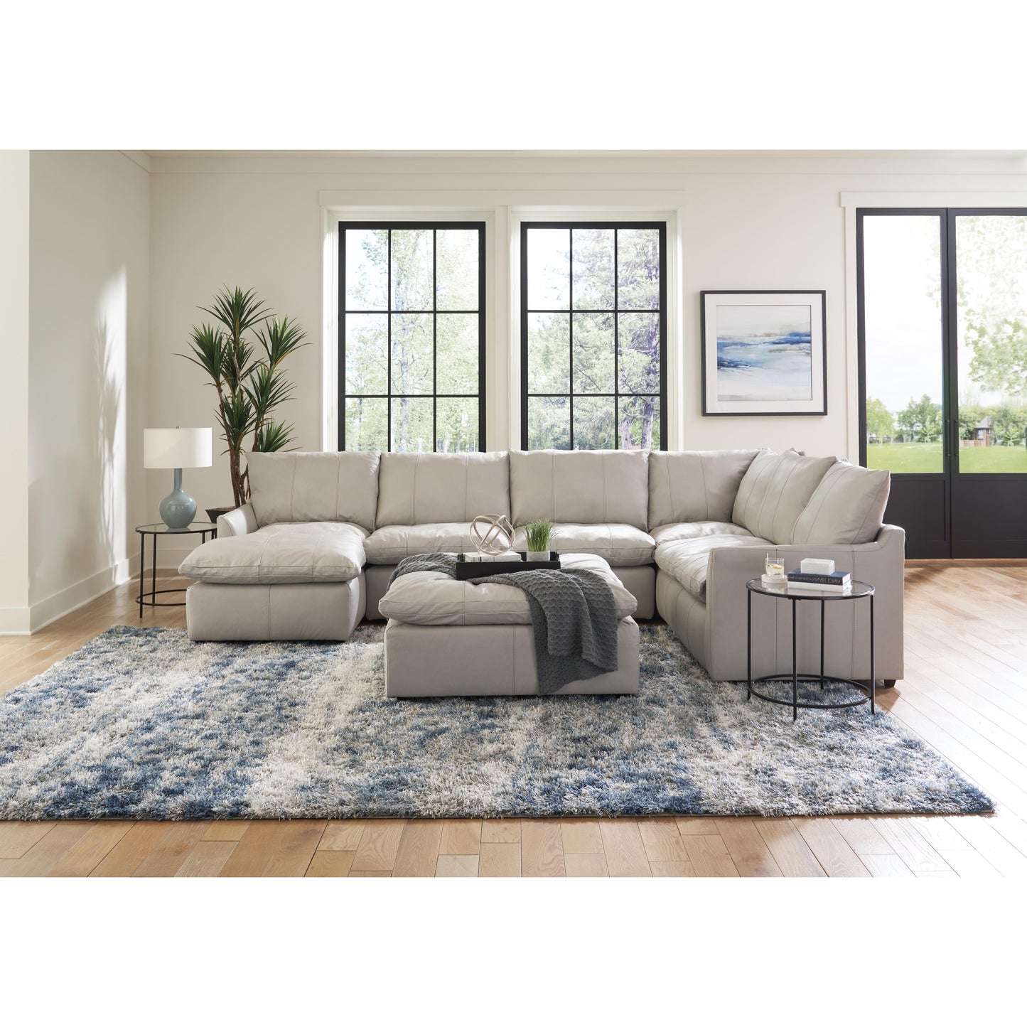  Jackson Furniture Ciampino 1445 3 pc Sectional - Ice IMAGE 4