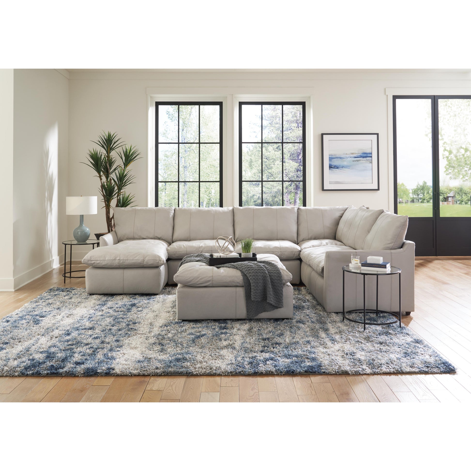  Jackson Furniture Ciampino 1445 3 pc Sectional - Ice IMAGE 4