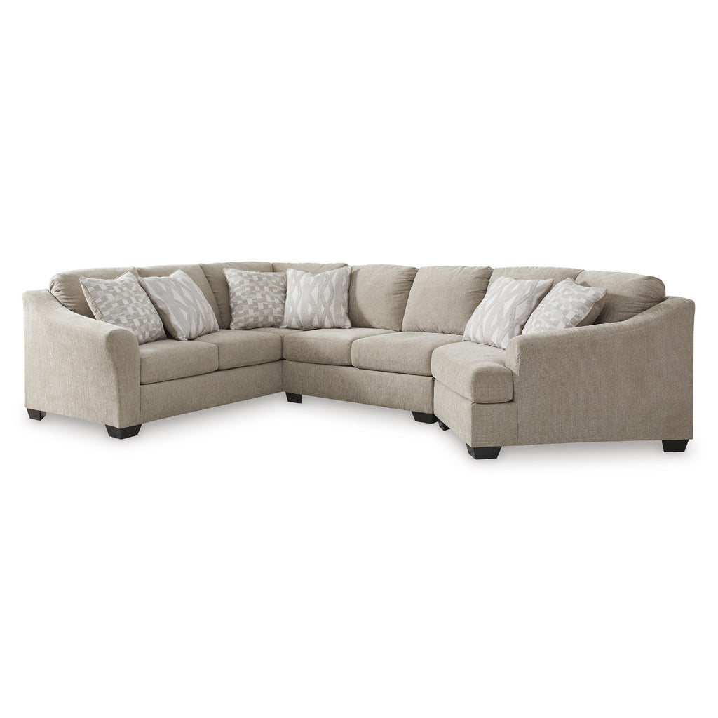  Signature Design by Ashley Brogan Bay 52705S1 3 pc Sectional with Cuddler IMAGE 1