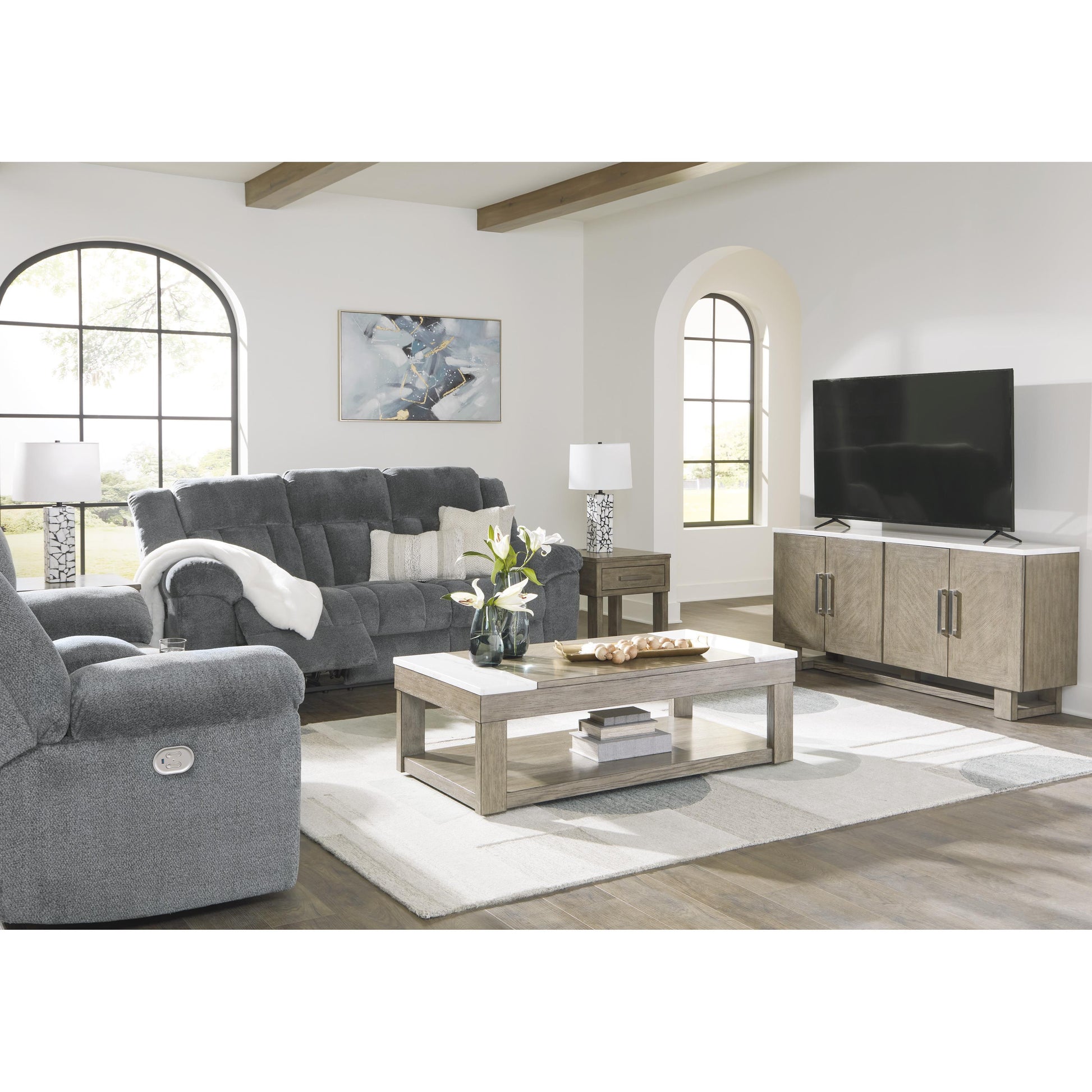 Signature Design by Ashley Tip-Off Power Reclining Sofa 6930415 IMAGE 12