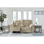 Signature Design by Ashley Tip-Off 6930518 Power Reclining Loveseat with Console and Adjustable Headrest IMAGE 8
