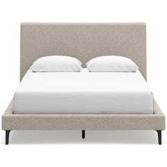 Signature Design by Ashley Cielden B1199-81 Queen Upholstered Bed with Roll Slats IMAGE 2