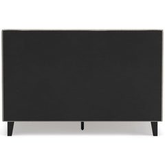 Signature Design by Ashley Cielden B1199-81 Queen Upholstered Bed with Roll Slats IMAGE 4